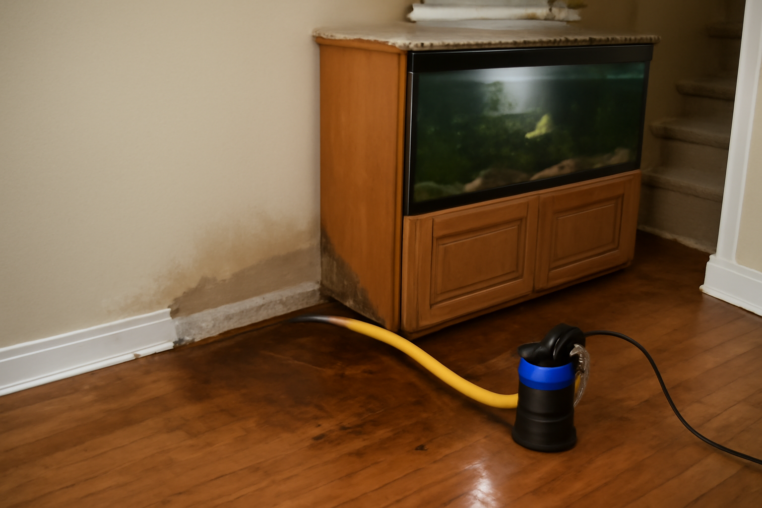 Aquarium Leak Water Removal in Alpharetta, GA
