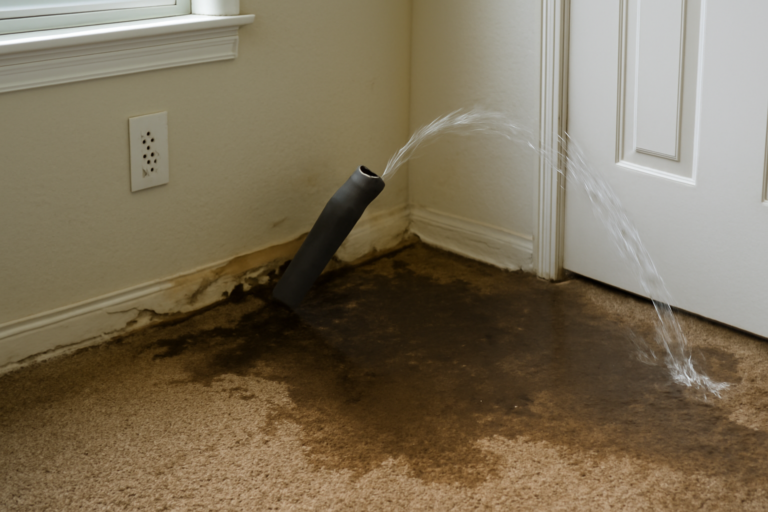 Broken Pipe Water Removal