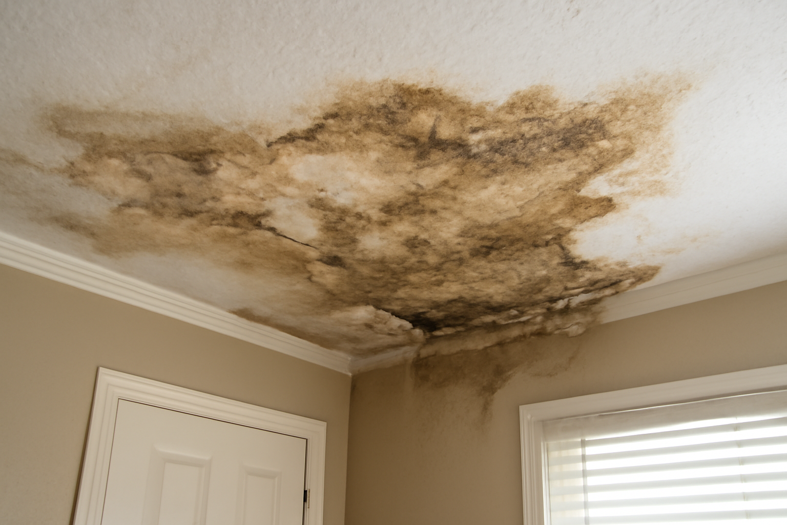 Ceiling Drywall Water Damage Restoration in Acworth, GA