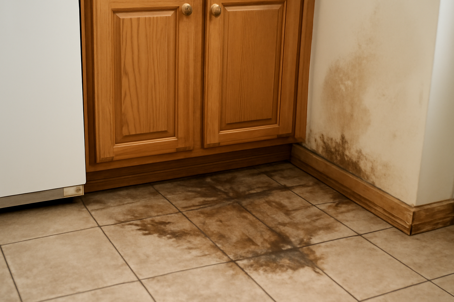 Ice Maker Line Leak Water Removal in Adairsville, GA
