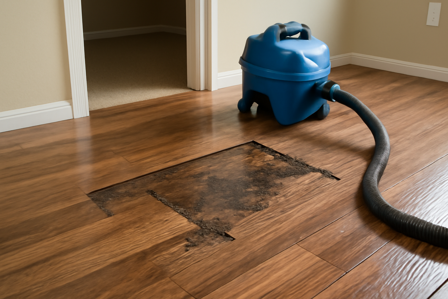 Laminate Floor Water Extraction in Adairsville, GA