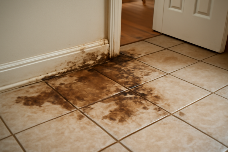 Tile Floor Water Damage Restoration