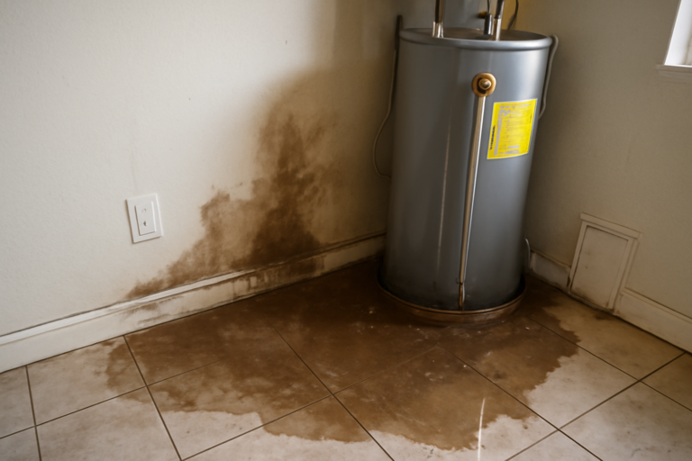 Water Heater Burst Water Removal